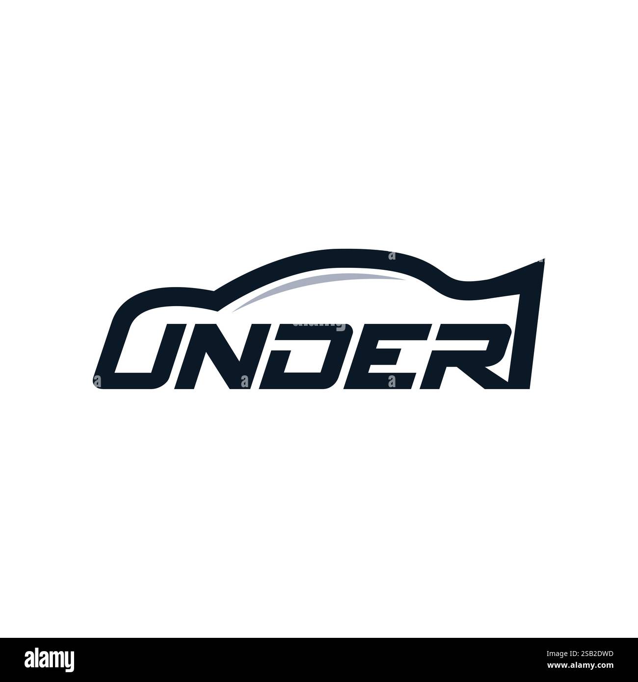 car protective cover icon logo design template Stock Vector