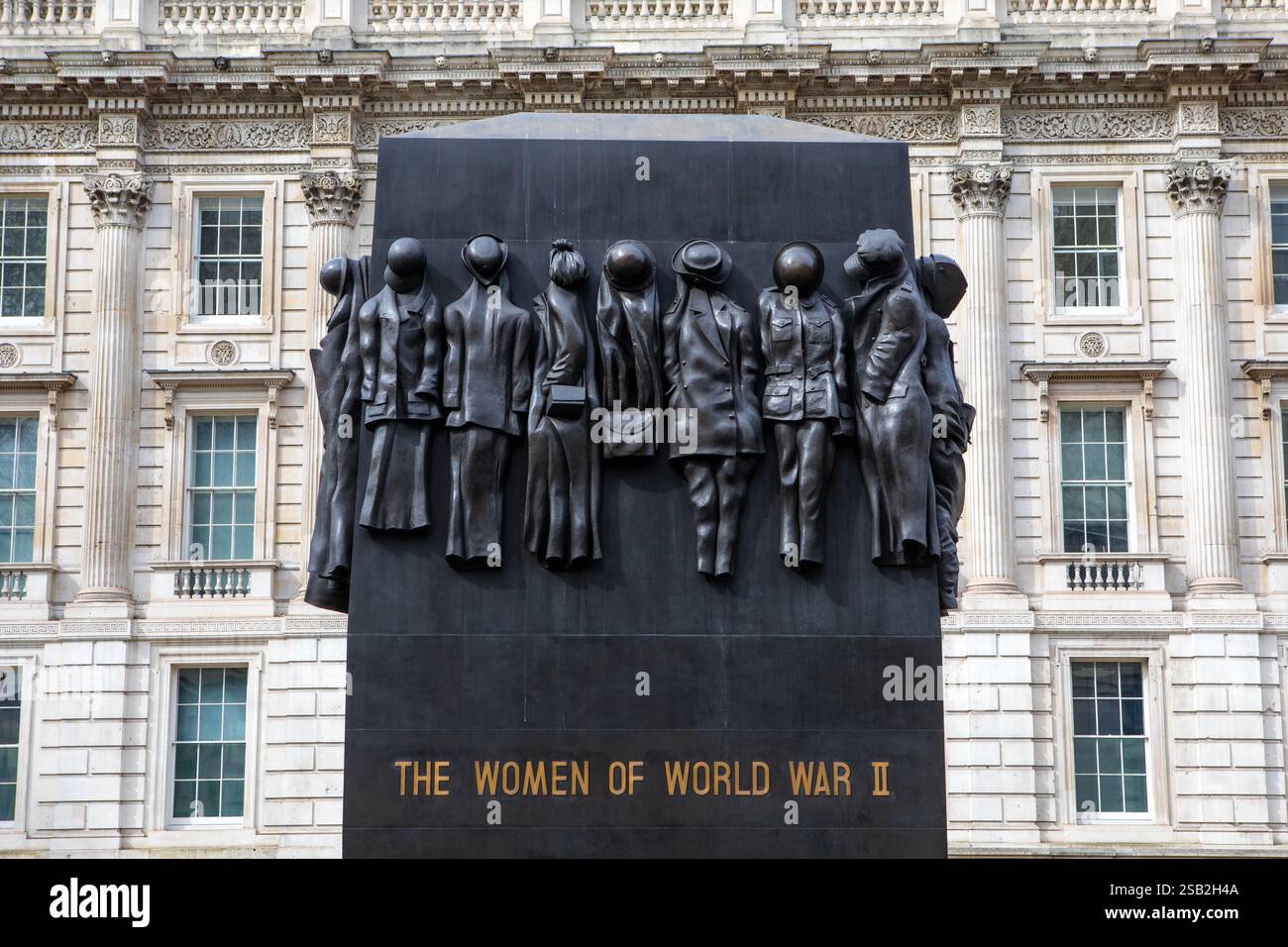 London, UK - April 8th 2024: The monument to the Women of World War II ...