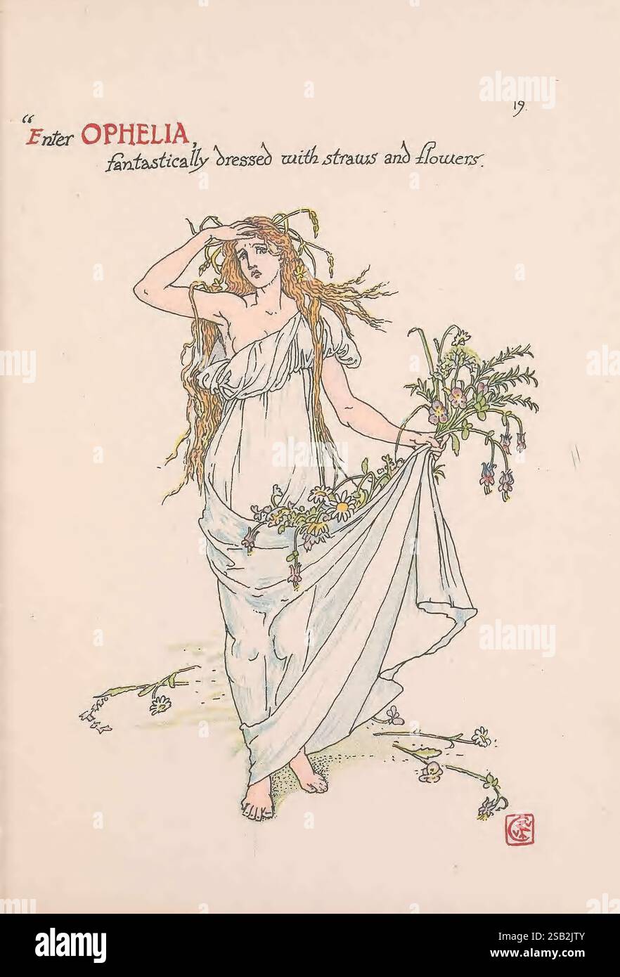 Flowers from Shakespeare's garden, London, Cassell & Co, Ltd, 1909., A ...