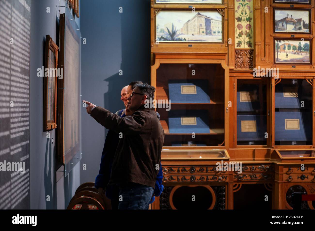 Zagreb, Croatia. 31st Jan, 2025. People visit the Museum of ...