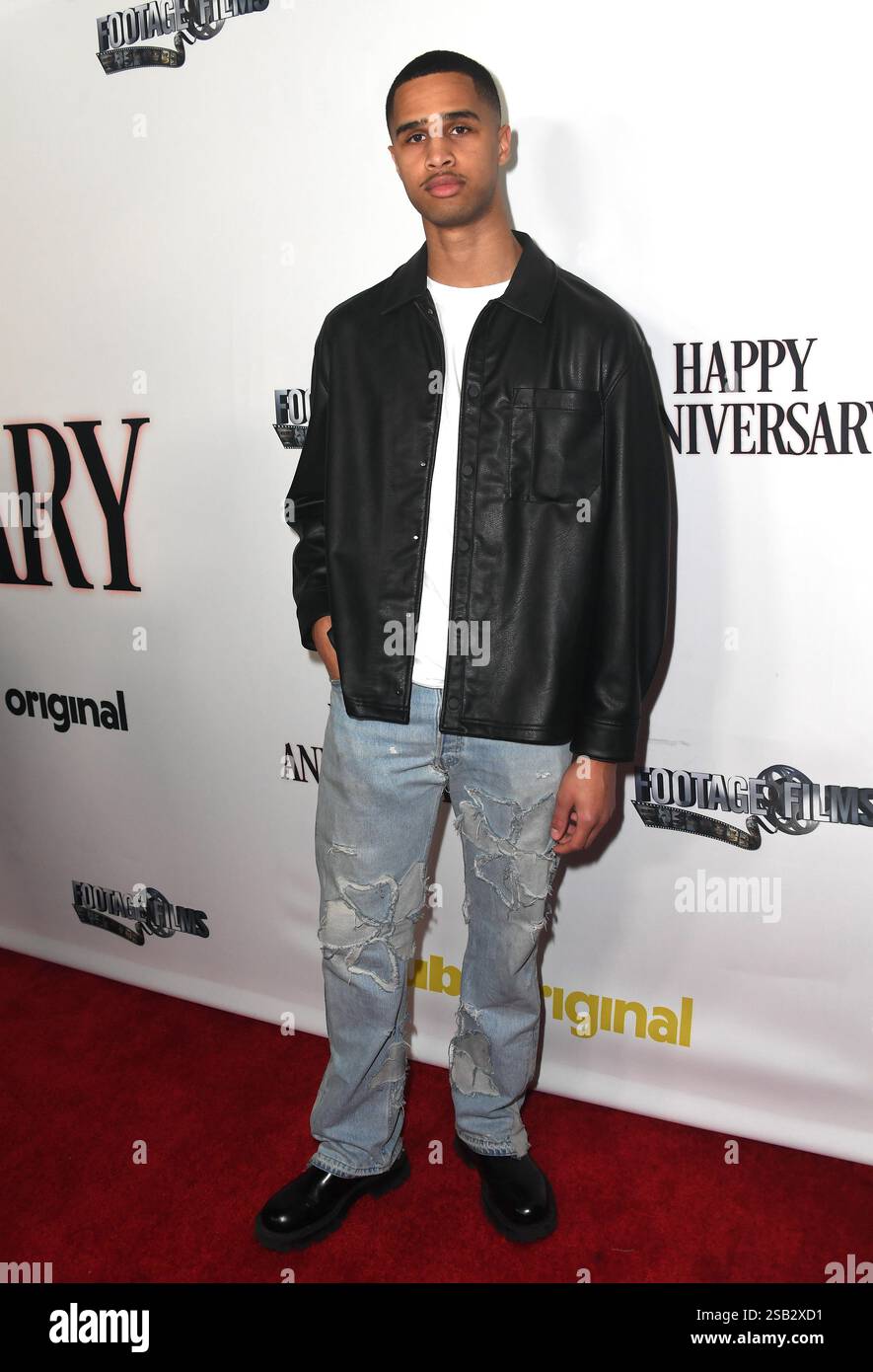 Glendale, United States. 29th Jan, 2025. Actor Xavian Rushing attends ...