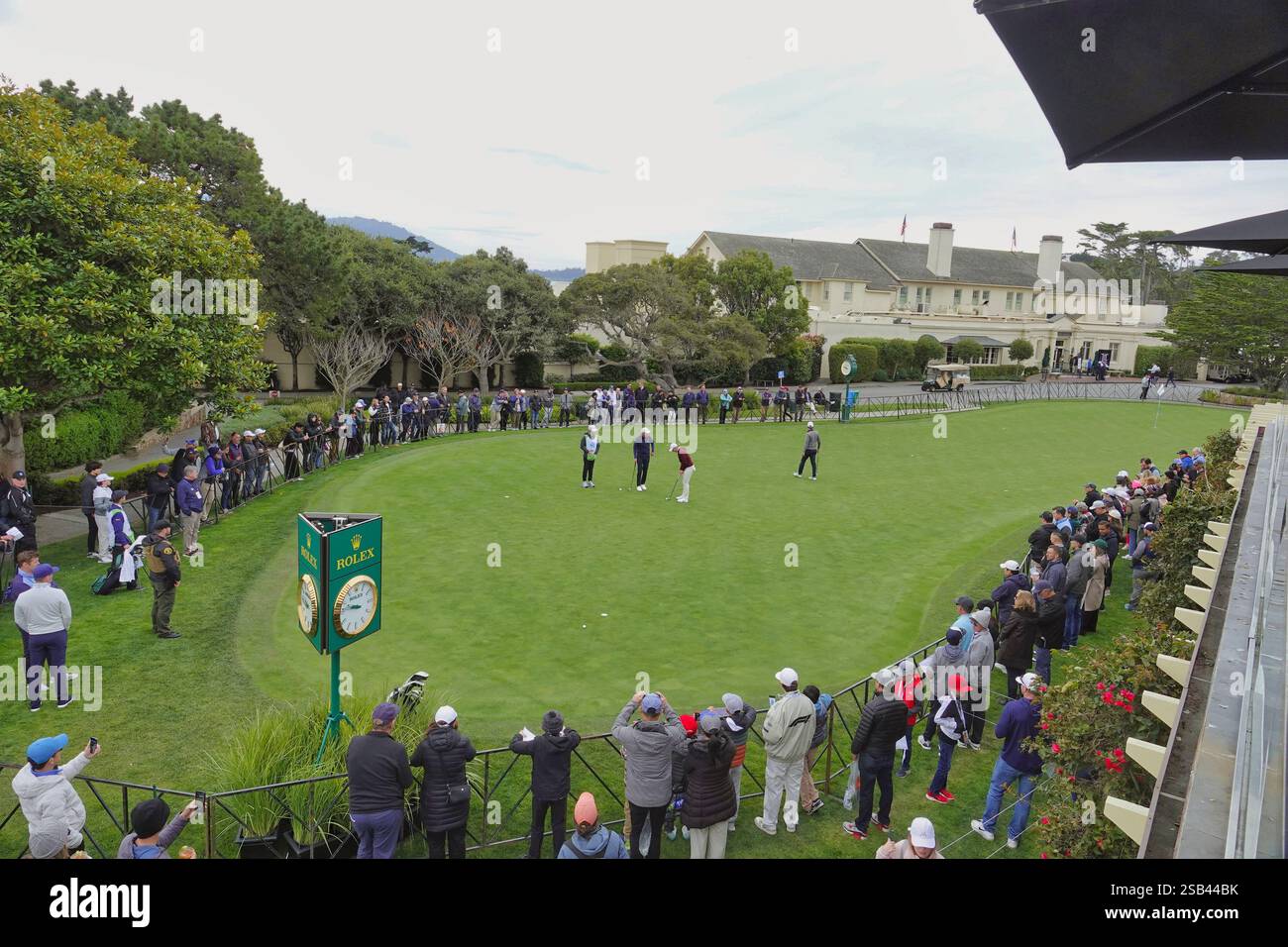 Pebble Beach, California, USA January 31st, 2025 General view over
