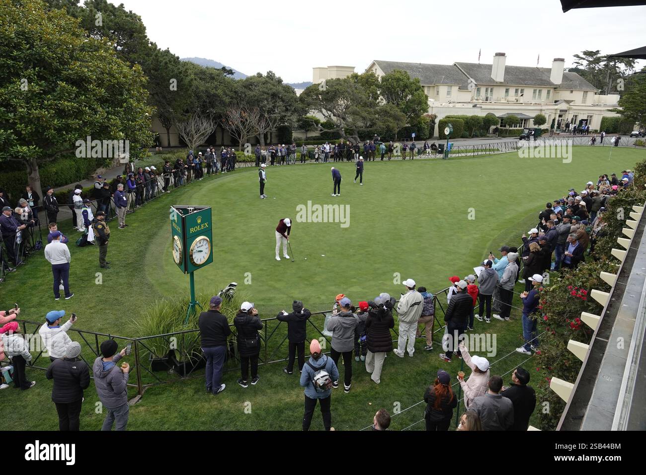 Pebble Beach, California, USA January 31st, 2025 General view over