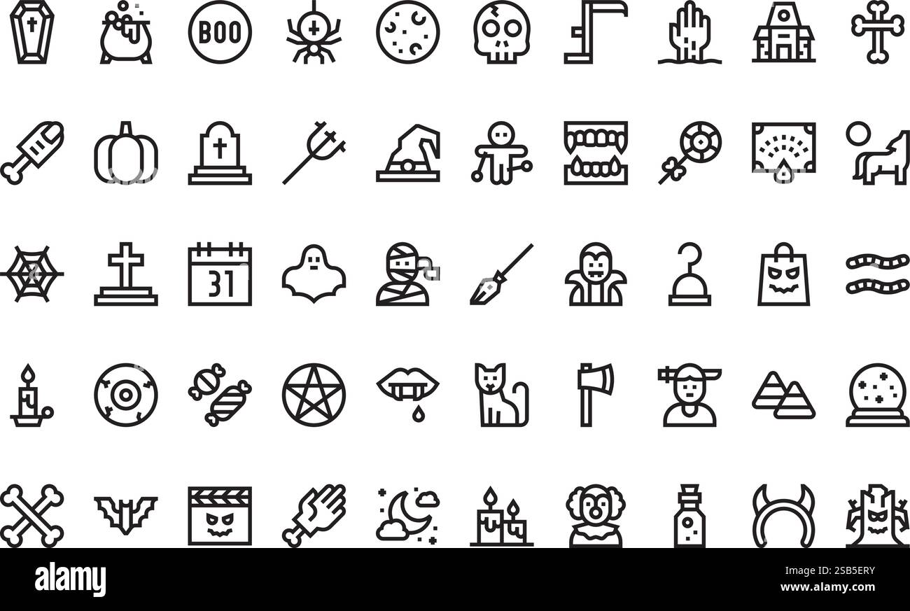 High-Quality Vector Icons Collection with Editable Stroke. Ideal for Professional and Creative Projects Stock Vector