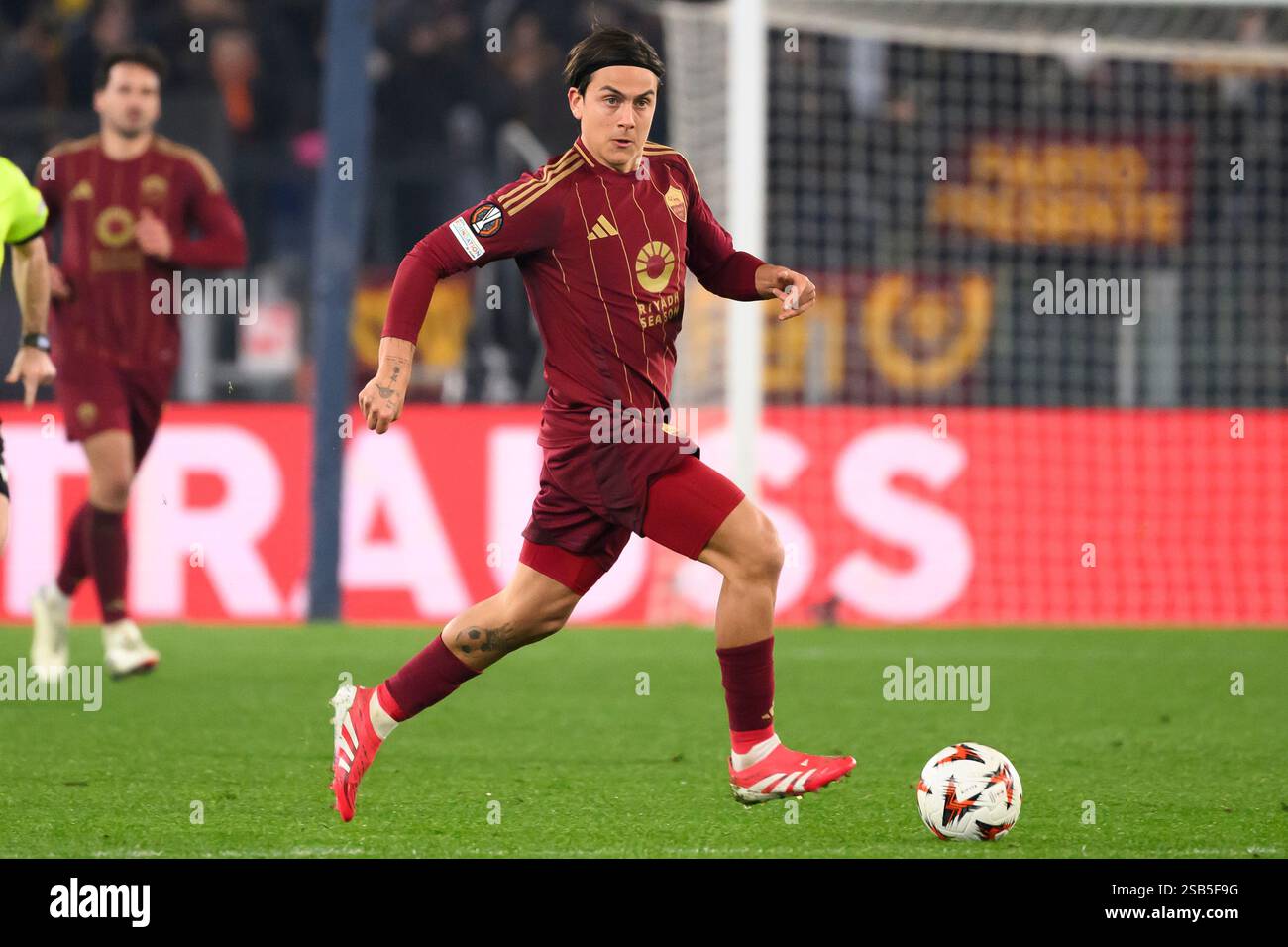 Paulo Dybala of AS Roma in action during the Europa League football ...