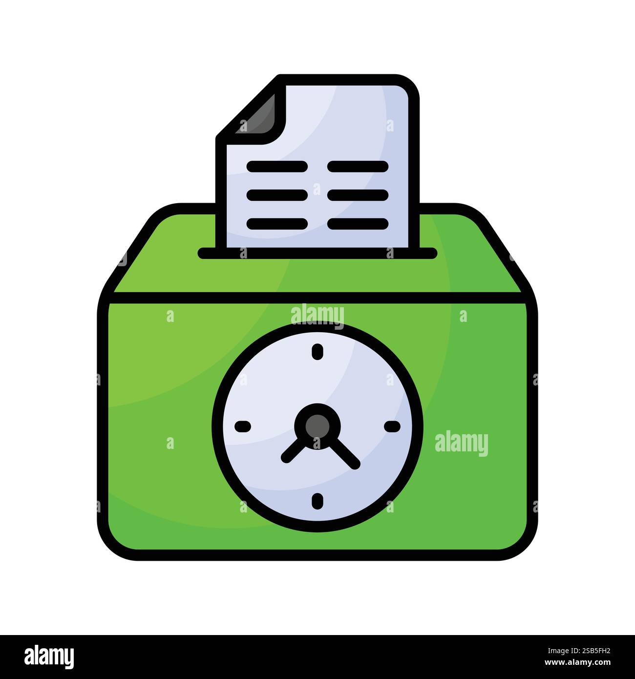 Attendance icon vector vectors Cut Out Stock Images & Pictures - Alamy