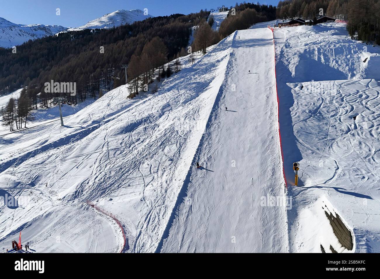 A view of the Carosello 3000 track which will be called Livigno Aerials