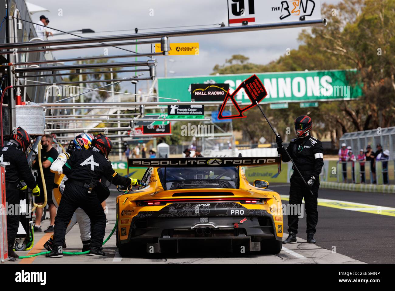 Absolute Racing Porsche Rear Bathurst, Australia. 01st Feb, 2025. The #911 Absolute Racing Porsche ...