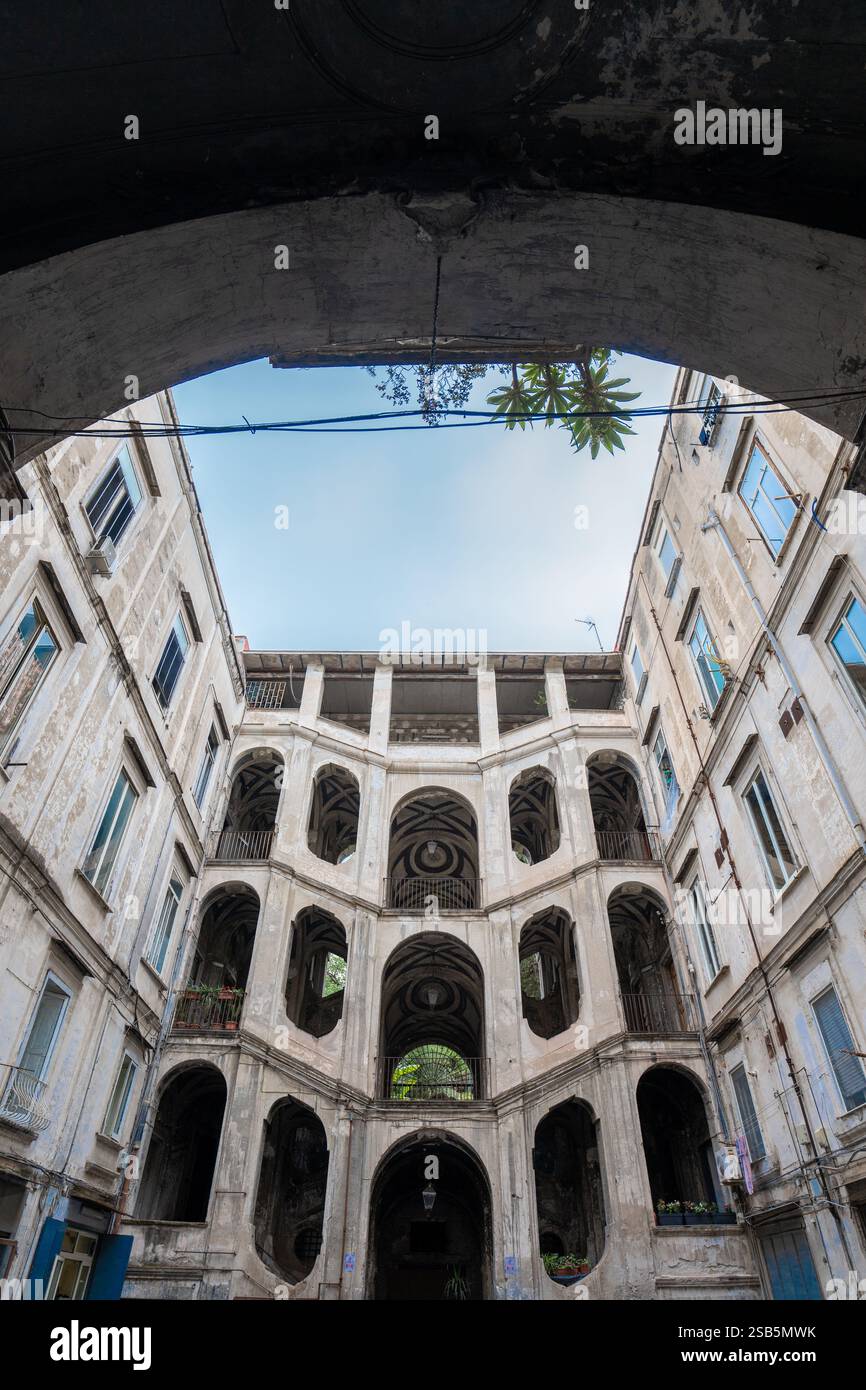Naples, Italy - May 24, 2024: San Felice Palace in Naples: A ...