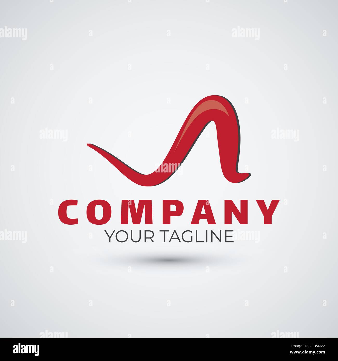 Simple A letter logo liquid icon design template Stock Vector Image ...