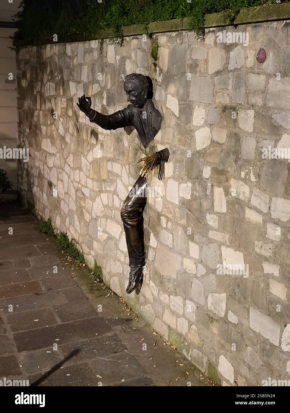 An October night in Montmartre, Paris - Smartphone Captured Stock Image