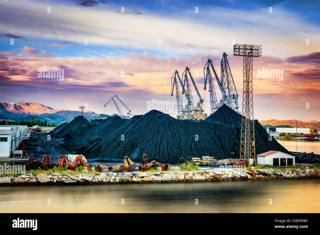 Port Infrastructure Examples Bulk cargo with port infrastructure in largest sea port in southern ...