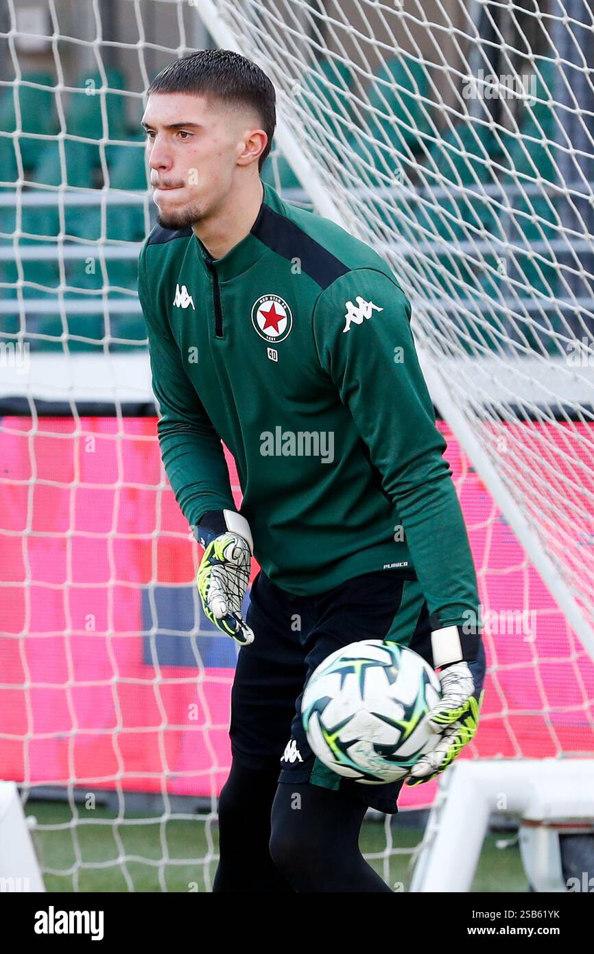 40 Robin RISSER (red) during the Ligue 2 BKT match between Red Star and ...