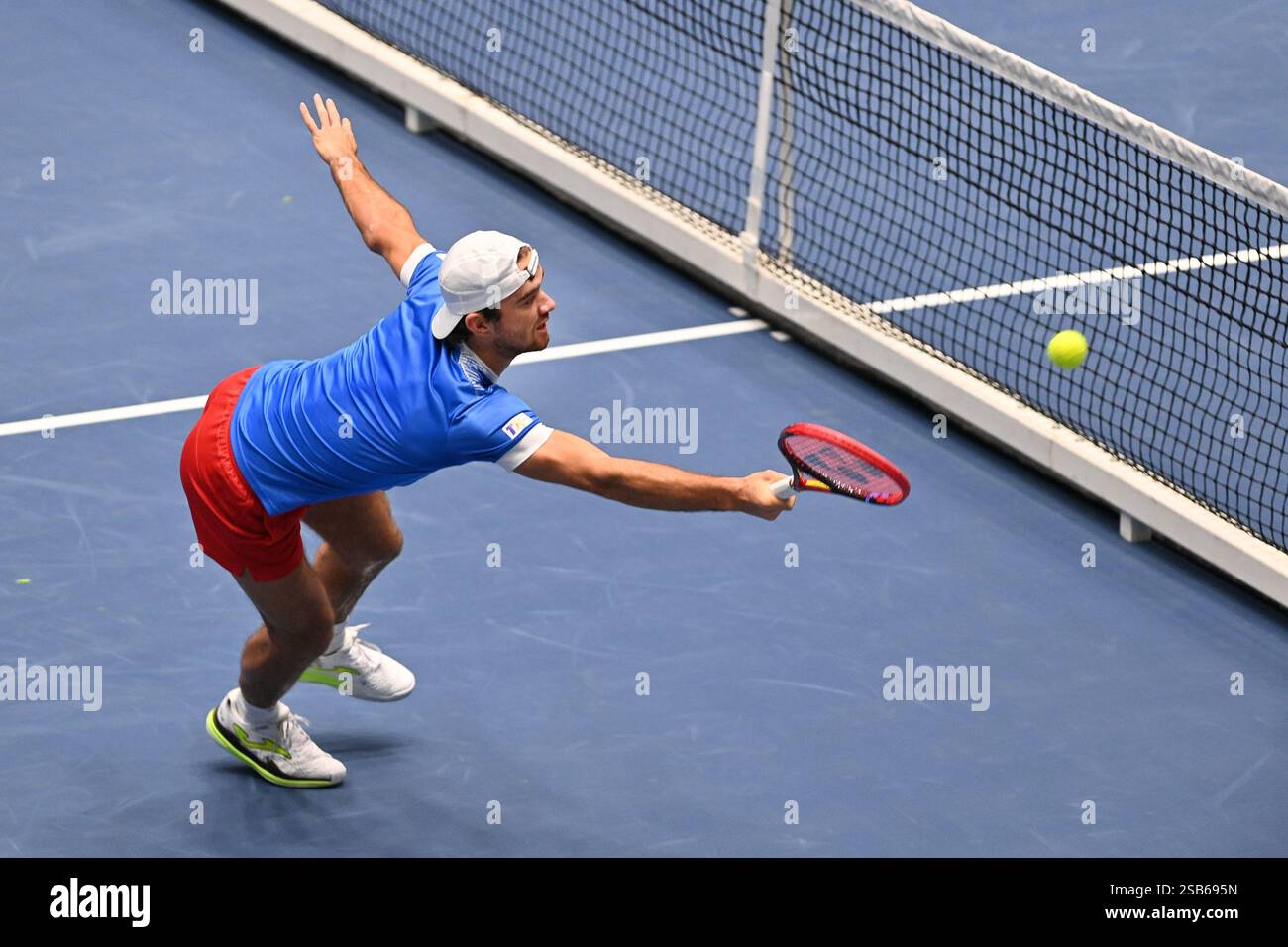 Davis Cup qualification, tennis doubles, Tomas Machac (pictured) and