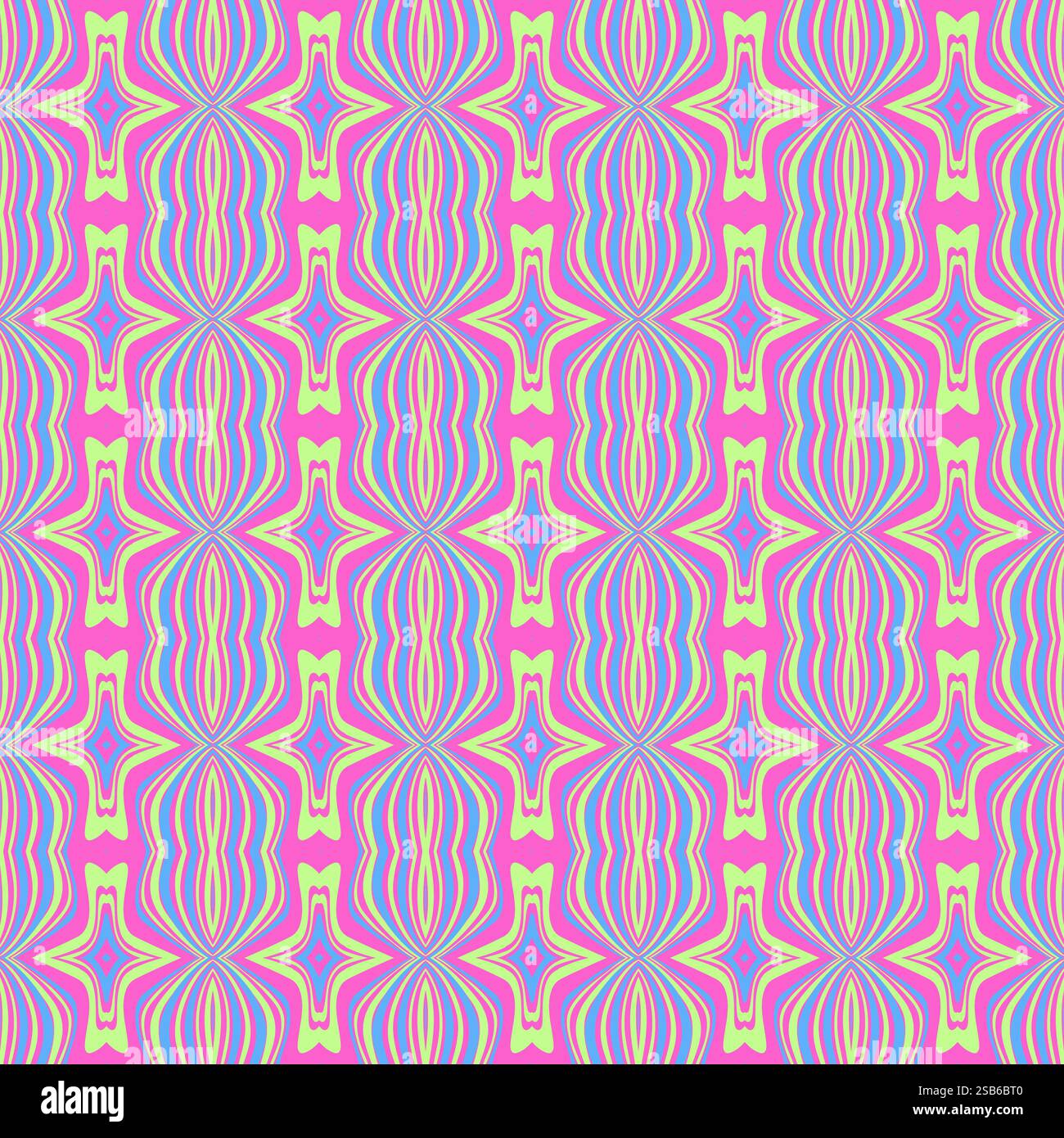 Seamless pattern with chaotic hearts. Vector illustration Stock Vector
