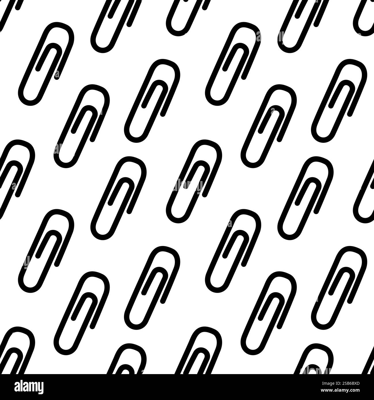 Clip seamless pattern. Vector illustration for backgrounds. Vector illustration Stock Vector