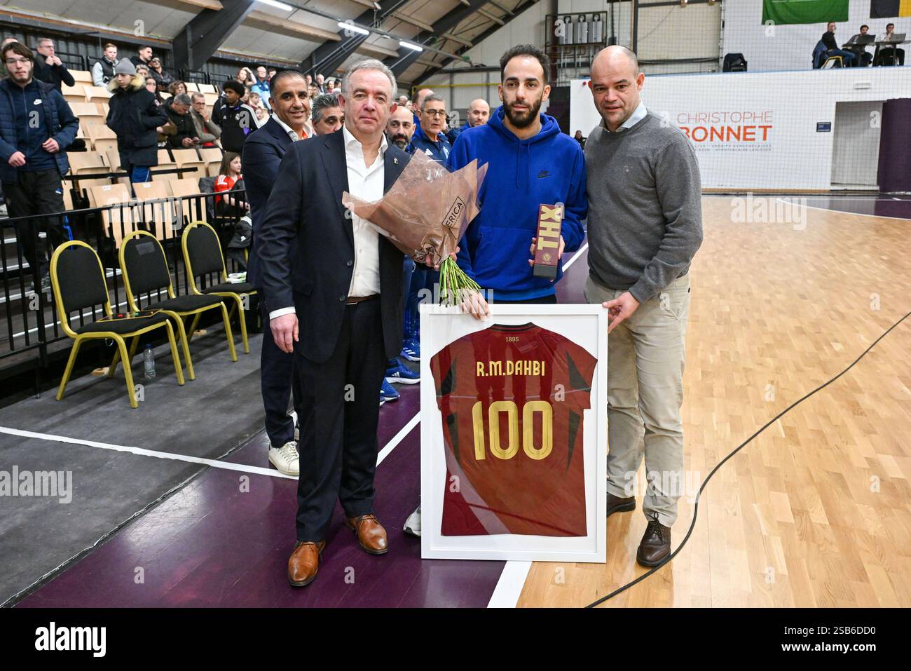 Roosdaal, Belgium. 31st Jan, 2025. Reda Mohamed Dahbi pictured for his ...