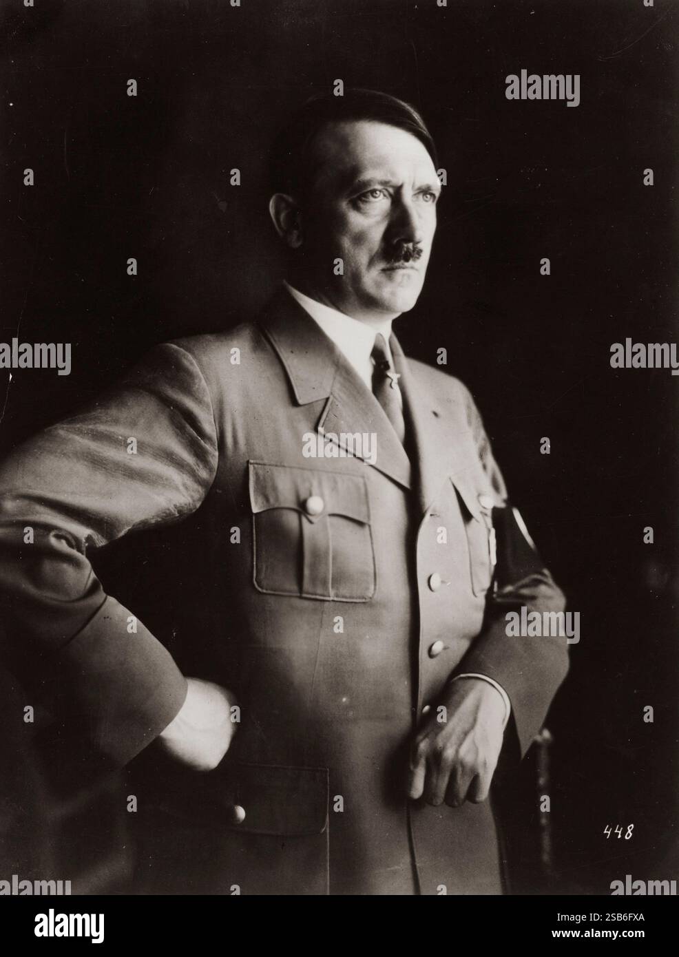 Adolf Hitler wearing Nazi uniform Stock Photo - Alamy