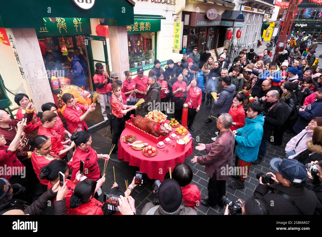 Chiantown, London, UK. 1st Feb 2025. Chinese New Year, Year of the