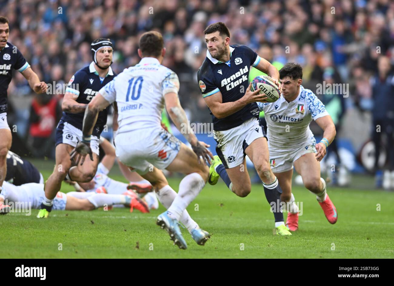 Edinburgh, Scotland, 1st February 2025. Blair Kinghorn of Scotland