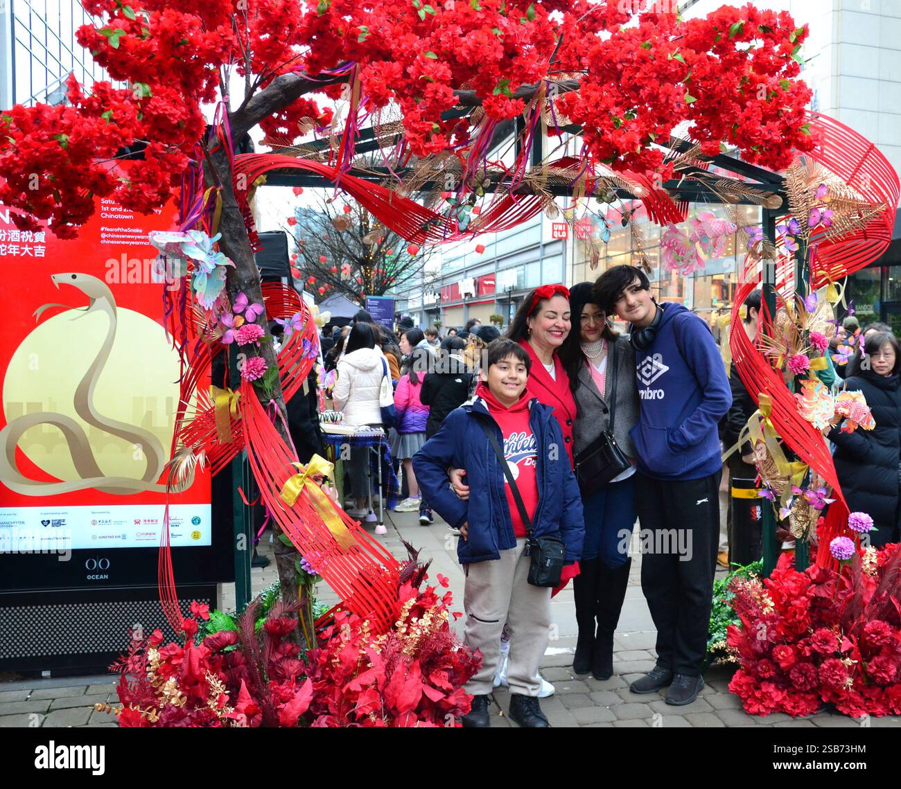 Manchester, UK, 1st February, 2025. Chinese New Year Celebrations in