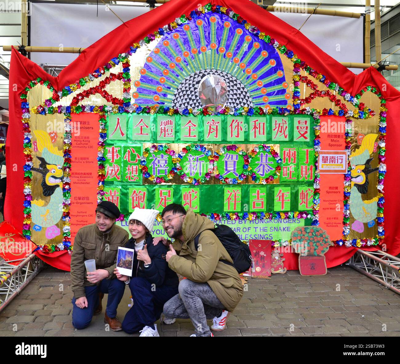 Manchester, UK, 1st February, 2025. Chinese New Year Celebrations in