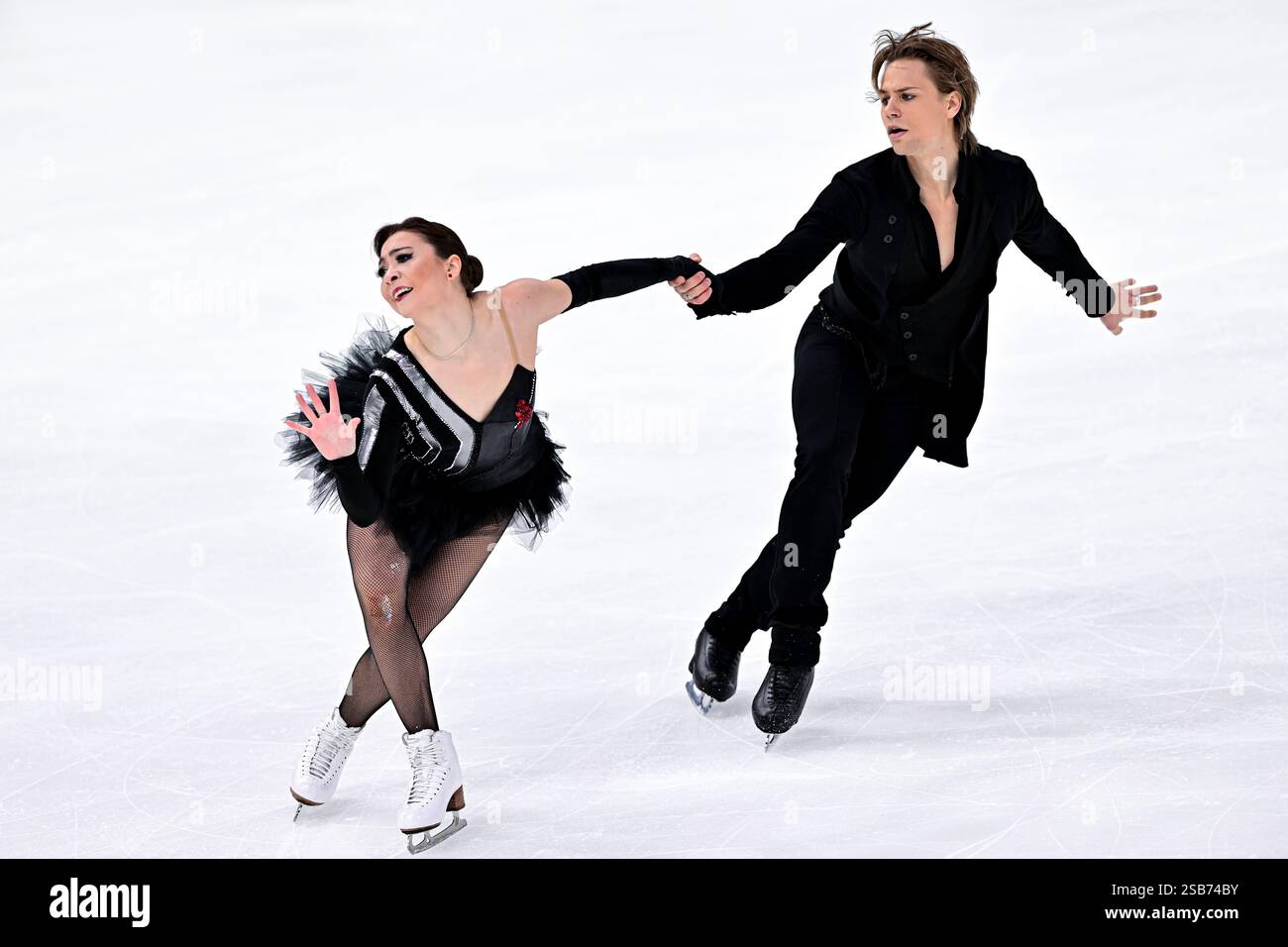 Tallinn, Estonia. 1st Feb 2025. Allison REED & Saulius AMBRULEVICIUS ...