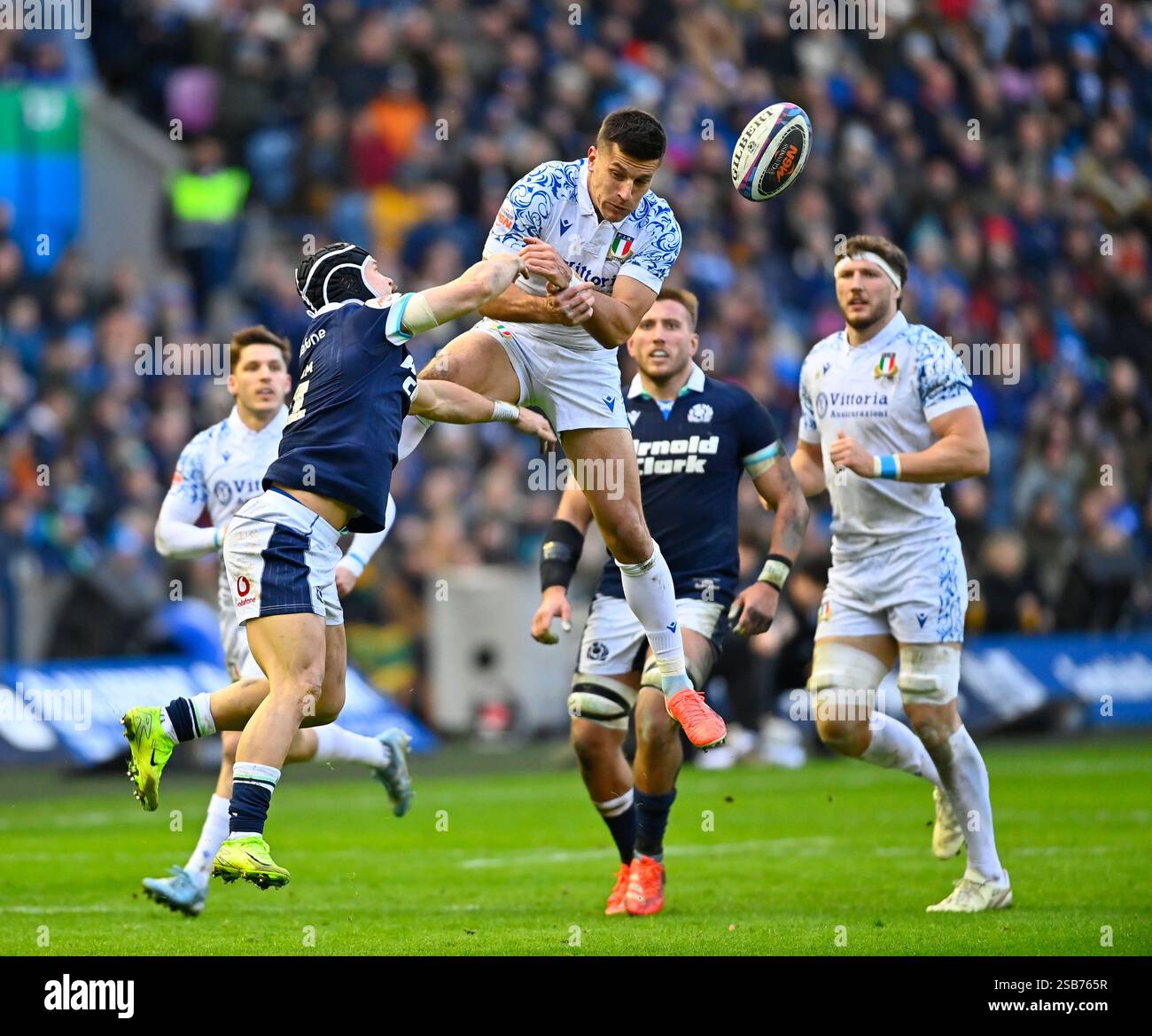 Scotland , UK.1 Feb, 2025. During the Guinness Six Nations Championship