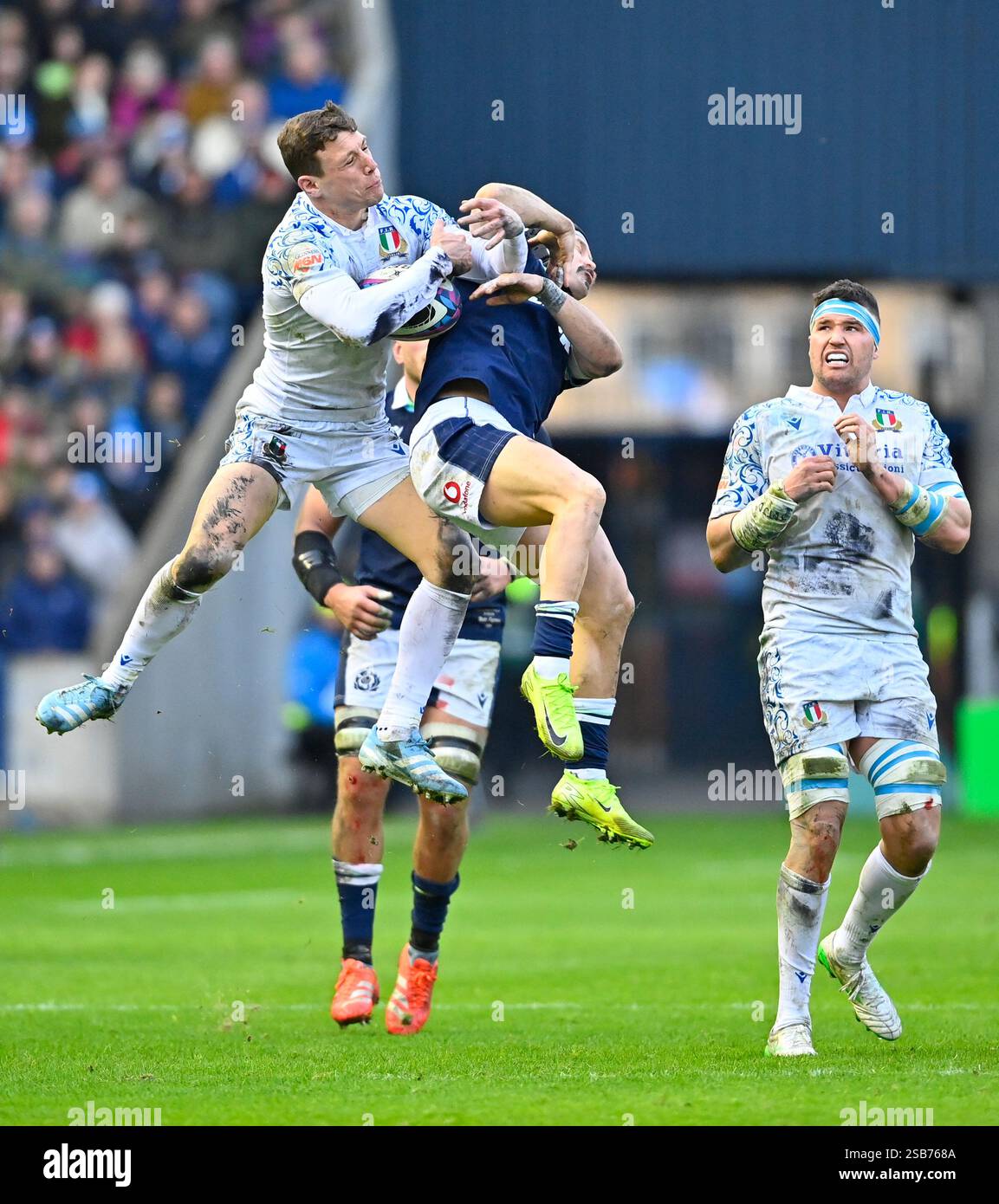 Scotland, UK. 1st Feb, 2025. During the Guinness Six Nations ...