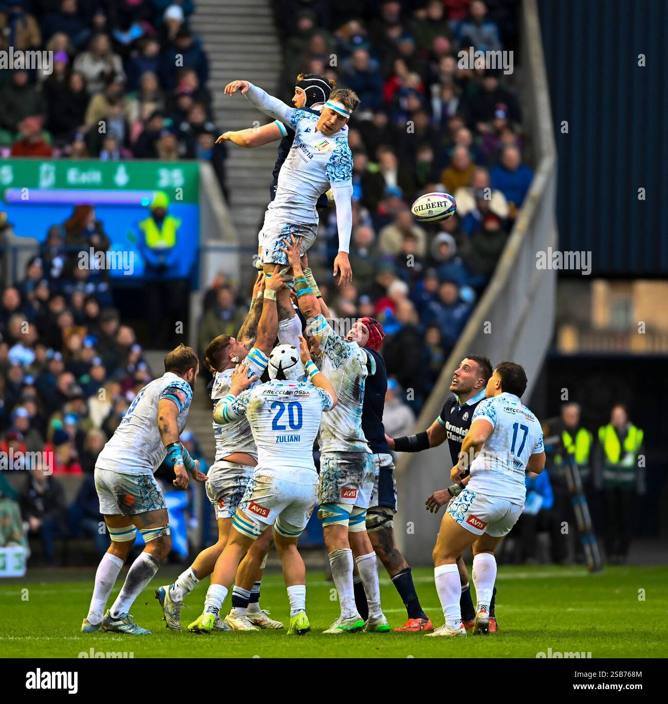 Scotland , UK.1 Feb, 2025. During the Guinness Six Nations Championship