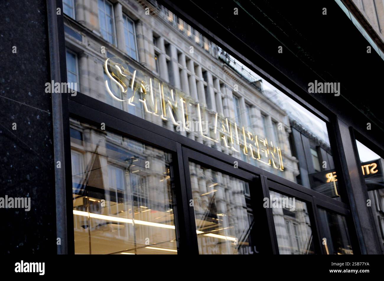 Copenhagen/ DenmarK/1st.february 2025/ saint laurent store on stroeget ...