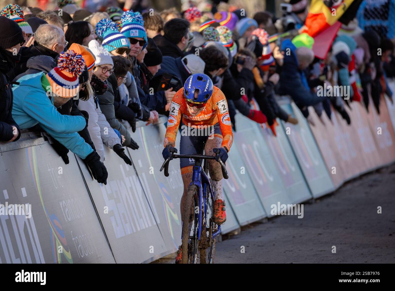 Liévin, FRANCE, 1st Feb 2025 Lucinda Brand of Netherlands takes Silver