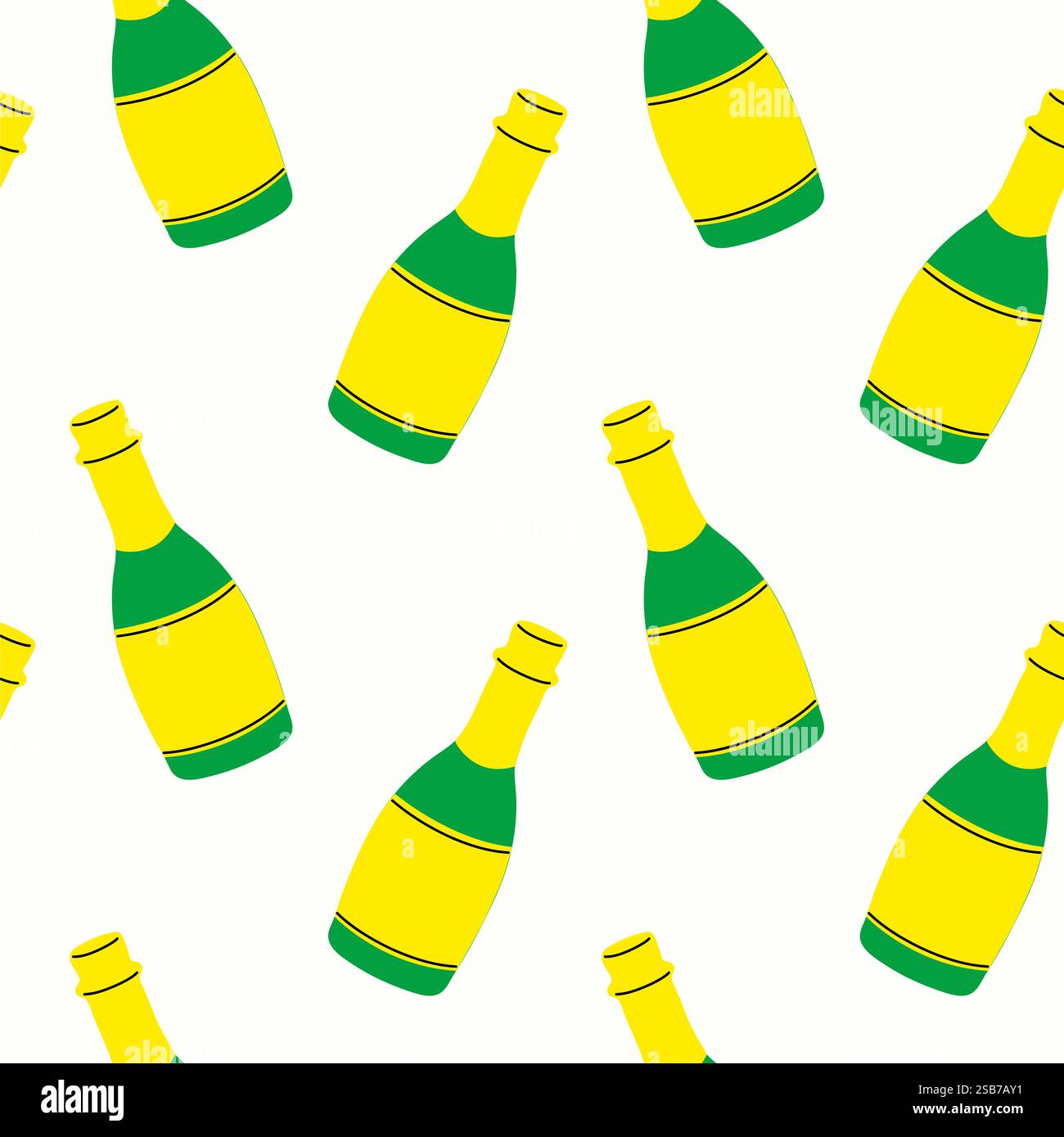 A white background with a repeating pattern of green and yellow ...