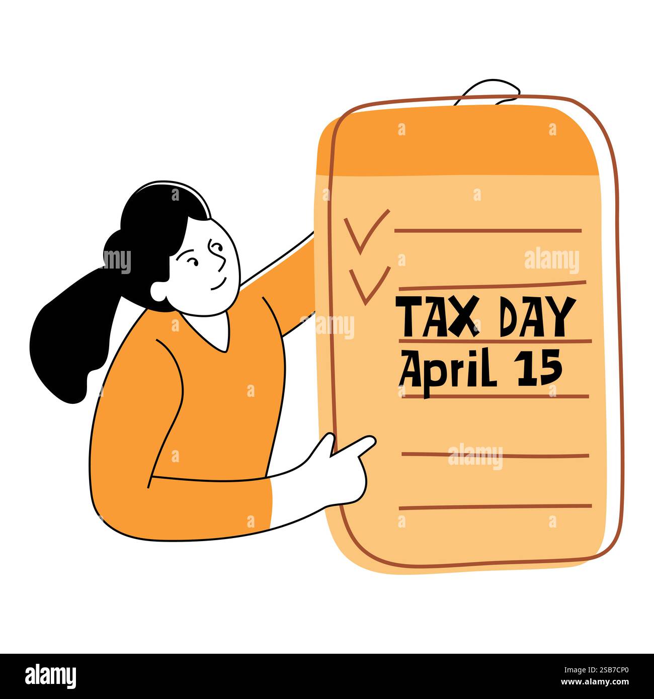 Business woman document in Stock Vector Images - Alamy