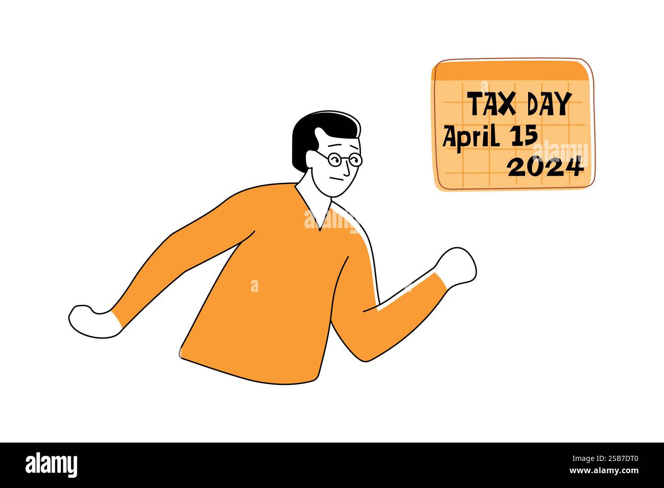 Income tax cartoon hi-res stock photography and images - Alamy