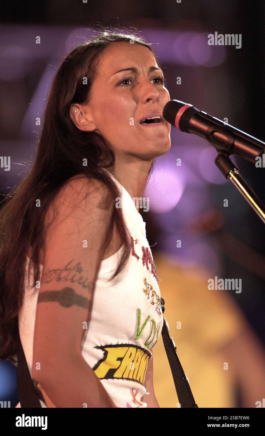 Syria Italian Singer Milan Italy 31/05/2003 :Syria, Italian singer, during the television ...