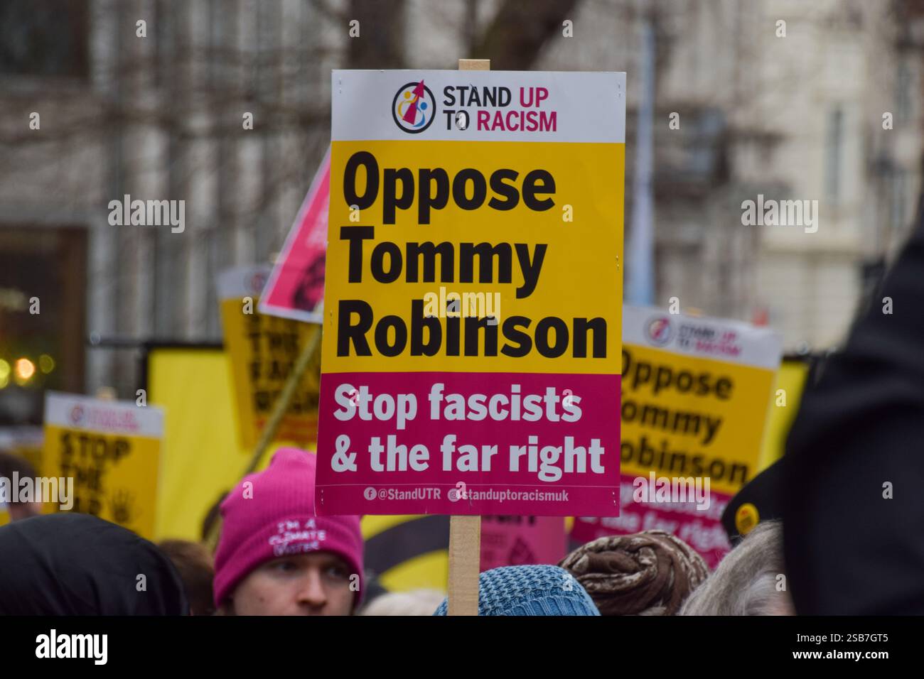 London, UK. 1st February 2025. Thousands march in Central London in ...