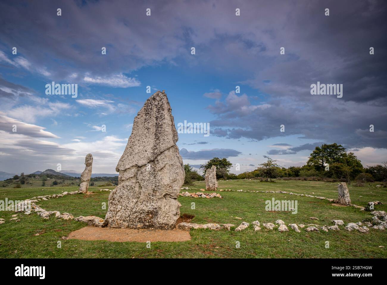 Cromlech of Mendiluze, Legaire Megalithic Park, Campas de Legaire ...