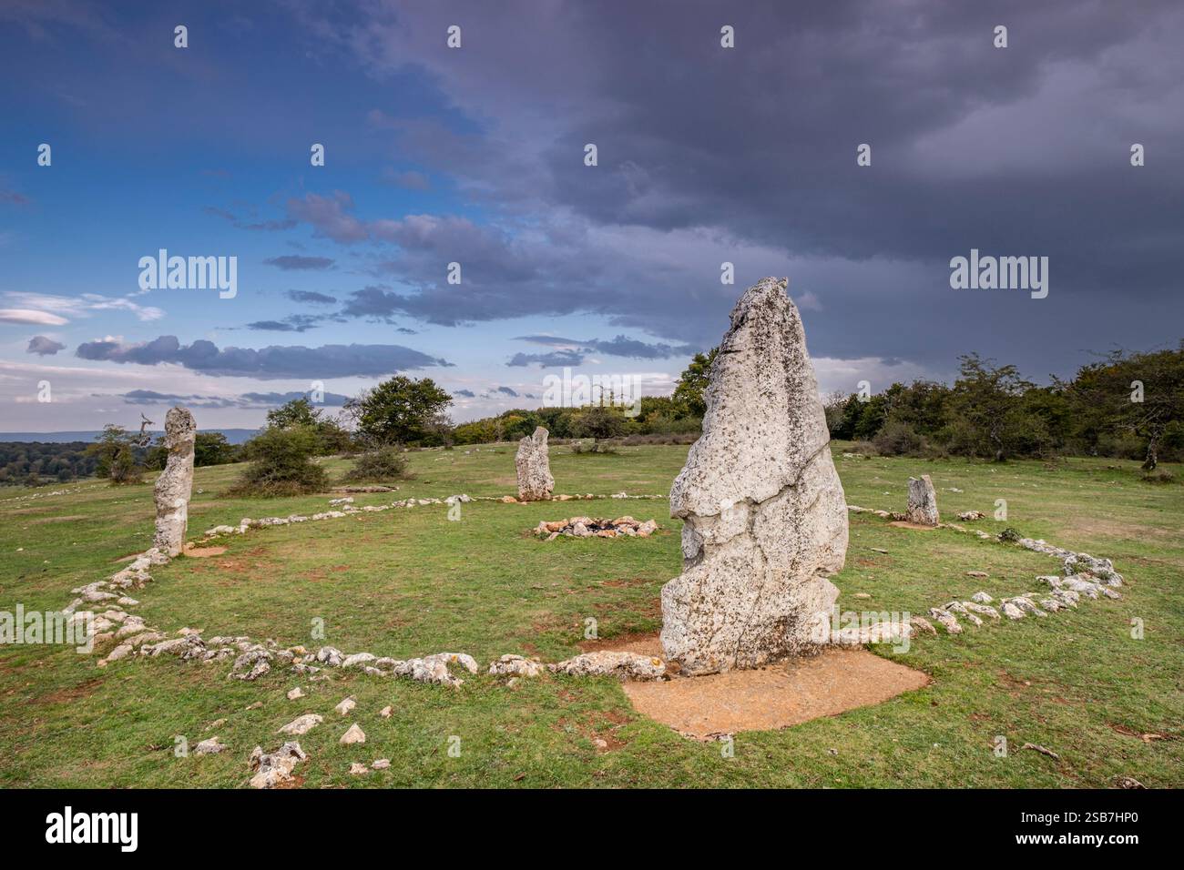Cromlech of Mendiluze, Legaire Megalithic Park, Campas de Legaire ...