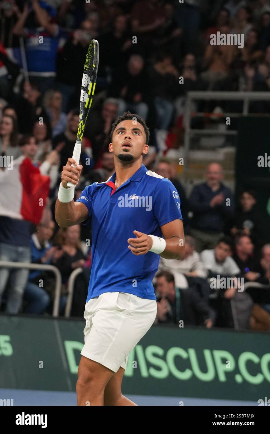 Arthur Fils of France during the Davis Cup 2025, Qualifiers Tennis
