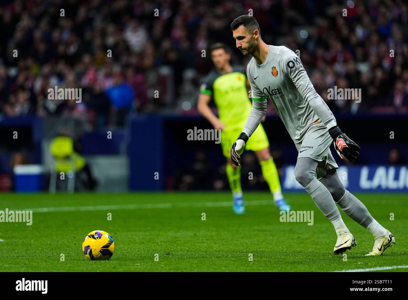 Dominik Greif of RCD Mallorca during Atletico de Madrid vs RCD Mallorca ...