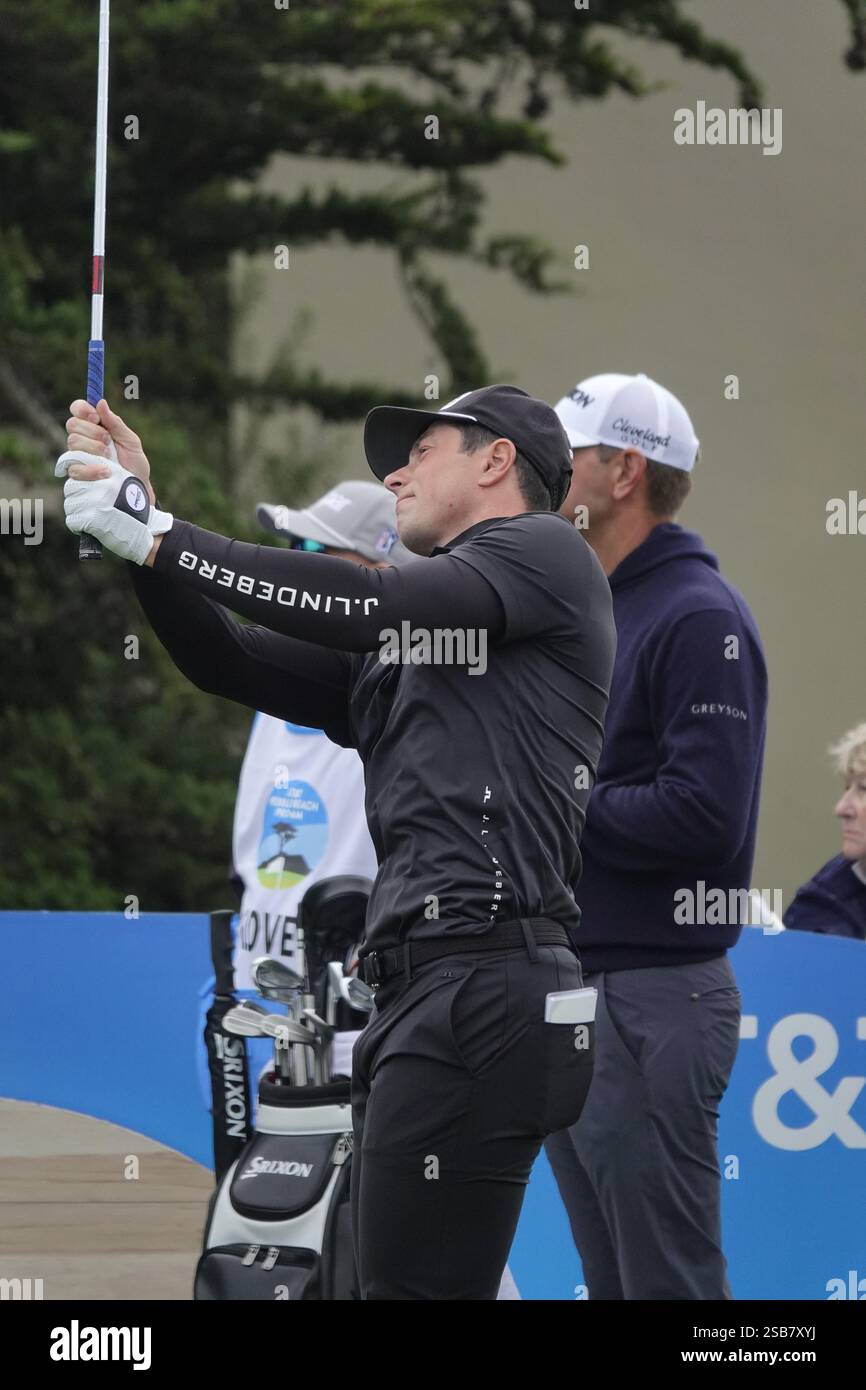 Pebble Beach, California, USA February 1st, 2025 Victor Hovland (Nor