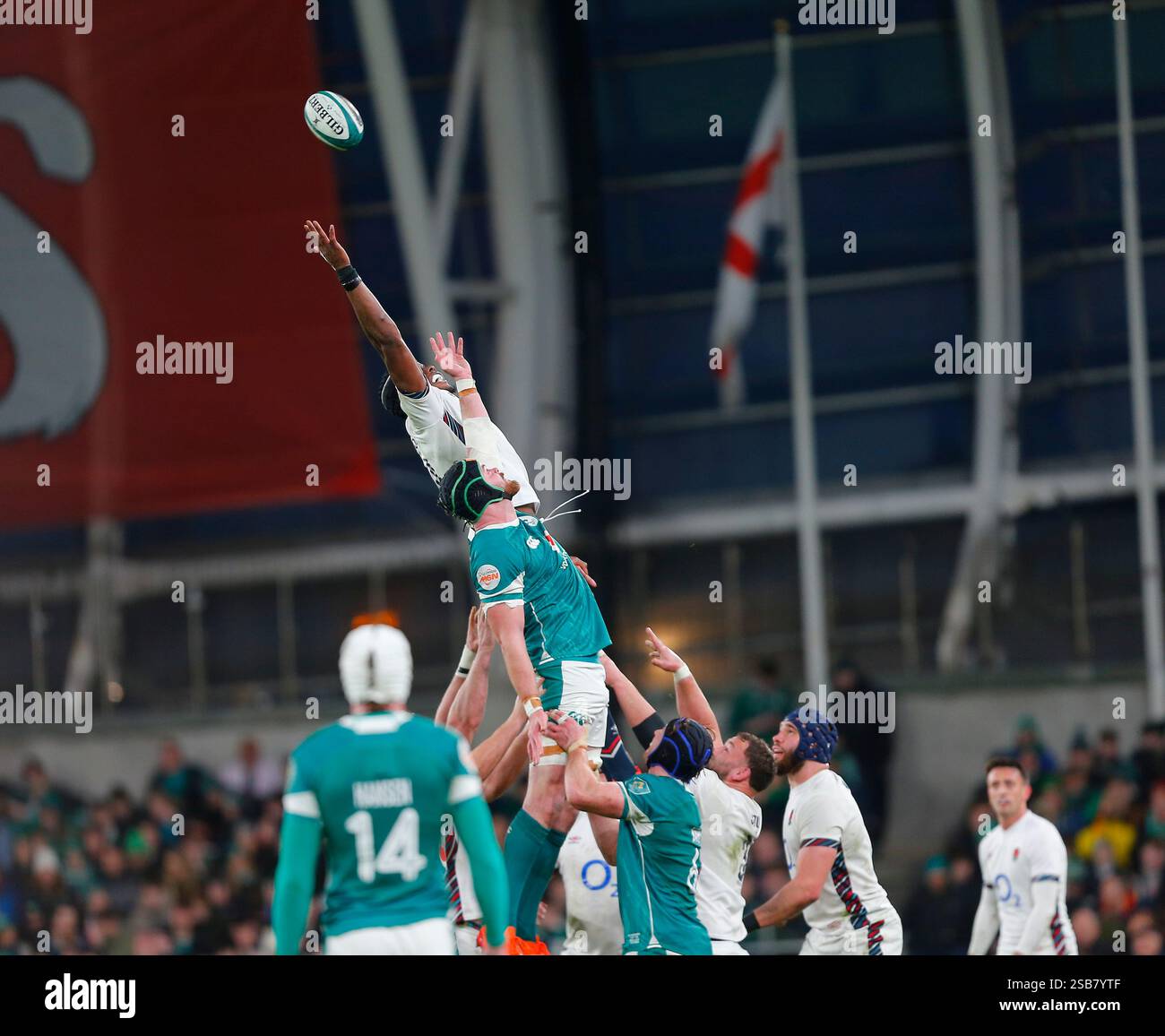 1st February 2025; Aviva Stadium, Dublin, Ireland Six Nations