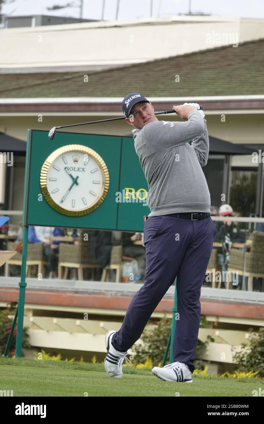 Pebble Beach, California, USA February 1st, 2025 Sepp Straka (Austria