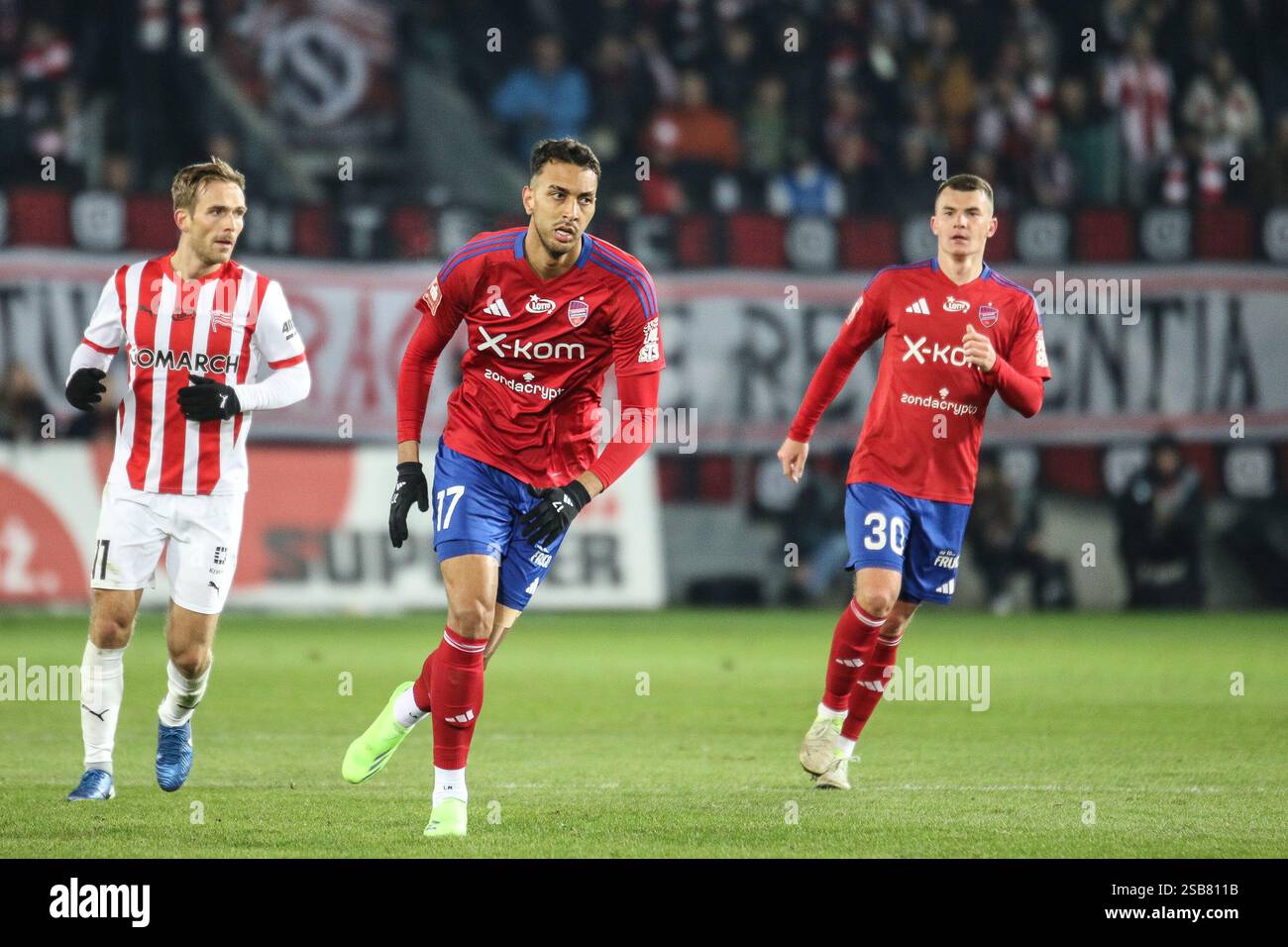 Krakow, Poland. 1st Feb, 2024. football 2024 2025 PKO BP Ekstraklasa