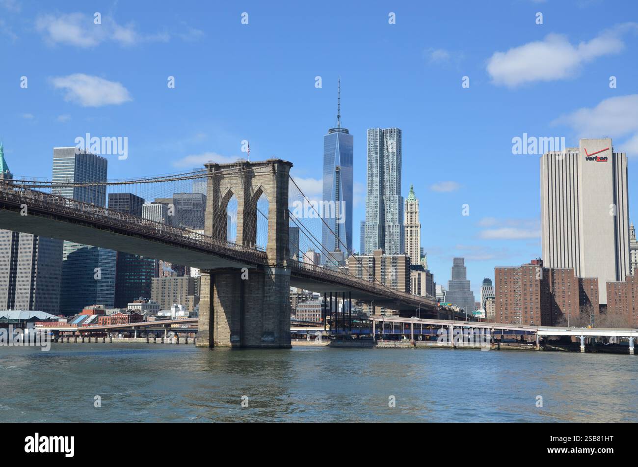 New York City Skyline from the East River Stock Photo - Alamy