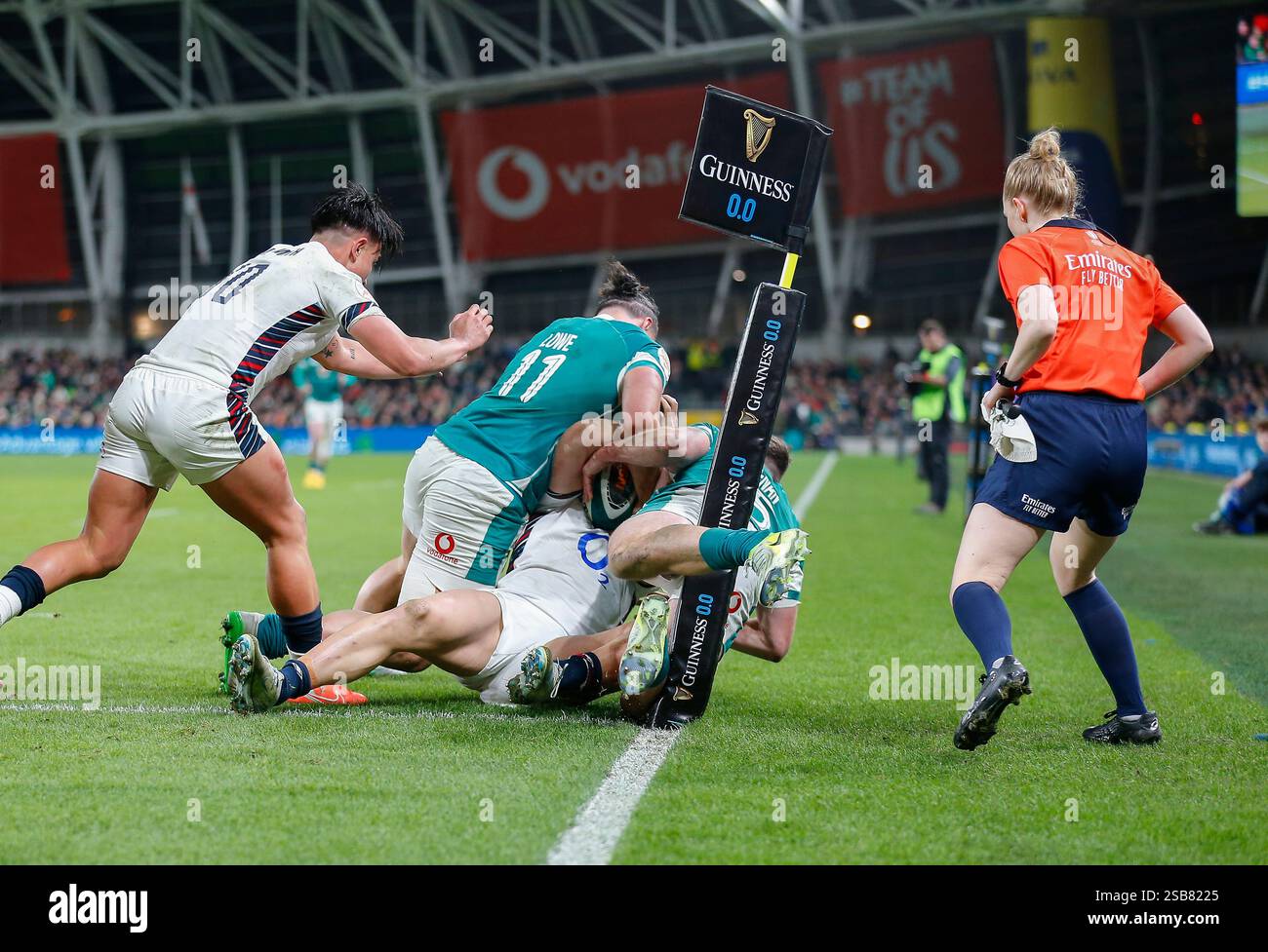 1st February 2025; Aviva Stadium, Dublin, Ireland Six Nations