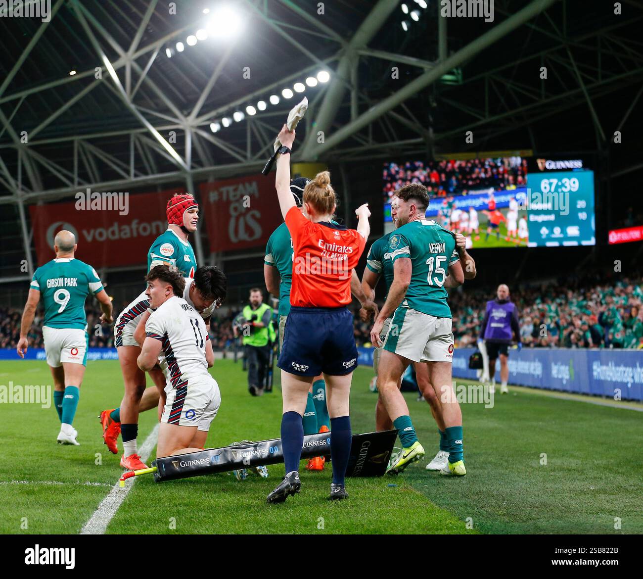 1st February 2025; Aviva Stadium, Dublin, Ireland Six Nations