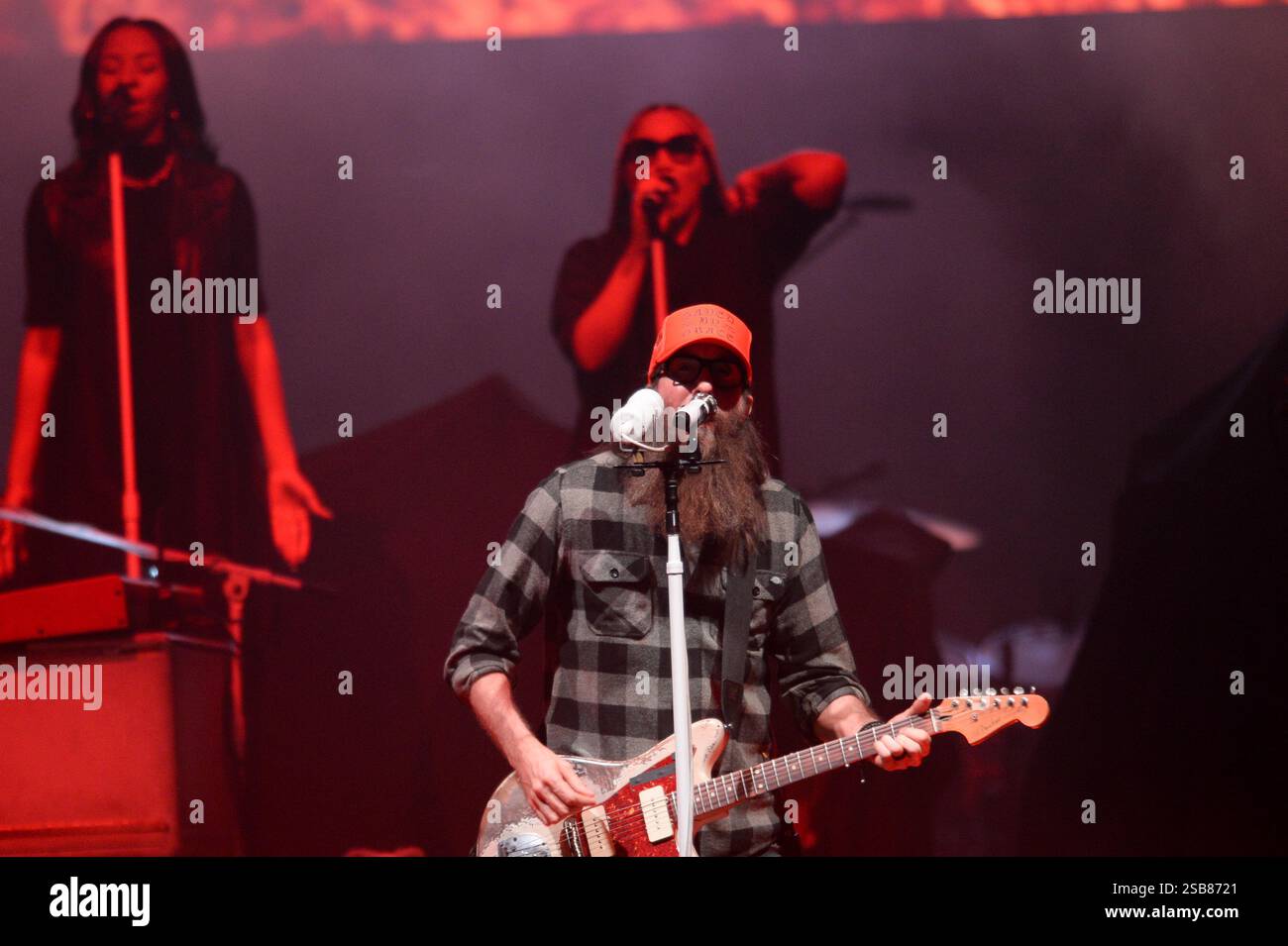 Sunrise, USA. 31st Jan, 2025. Crowder performs in Sunrise, Florida on