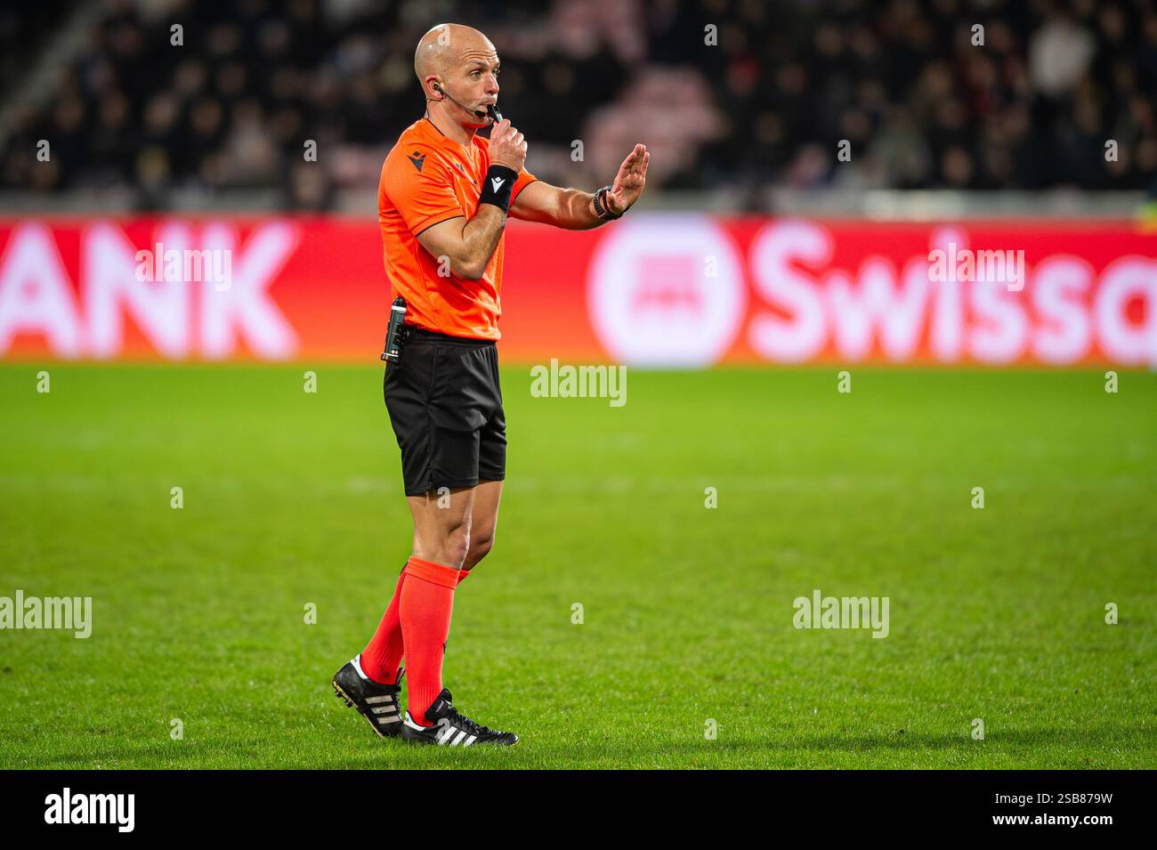 Herning Denmark 30th January 2025 Refere Luis Godinho Seen During herning-denmark-30th-january-2025-refere-luis-godinho-seen-during